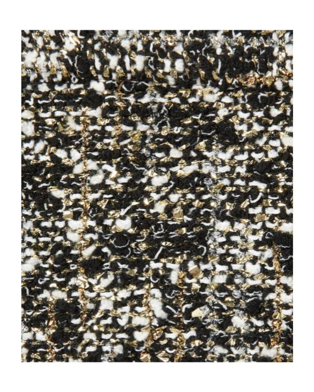 Gucci Gray Laminated Bouclé Skirt