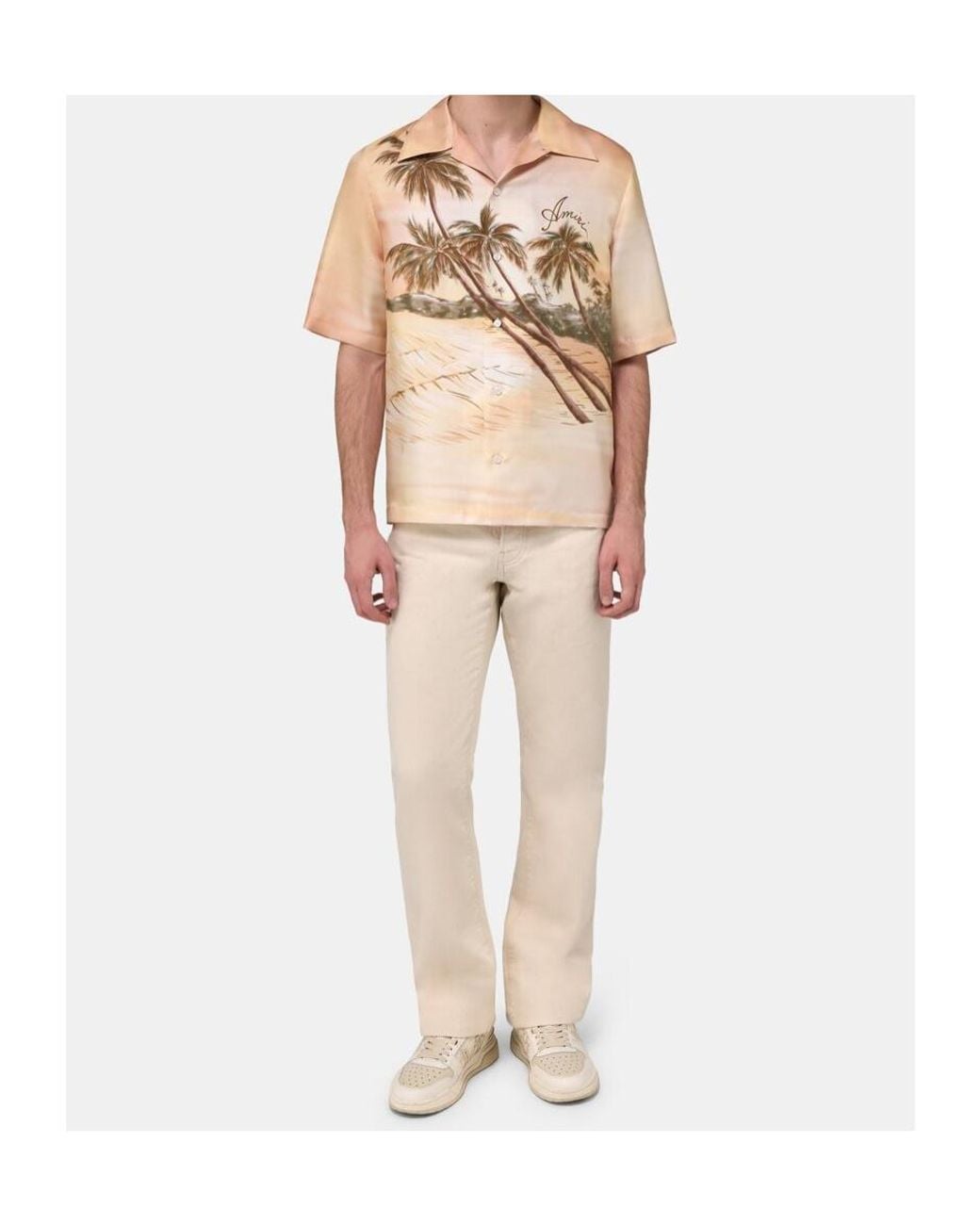 Amiri Natural Straight-Flare Jeans for men