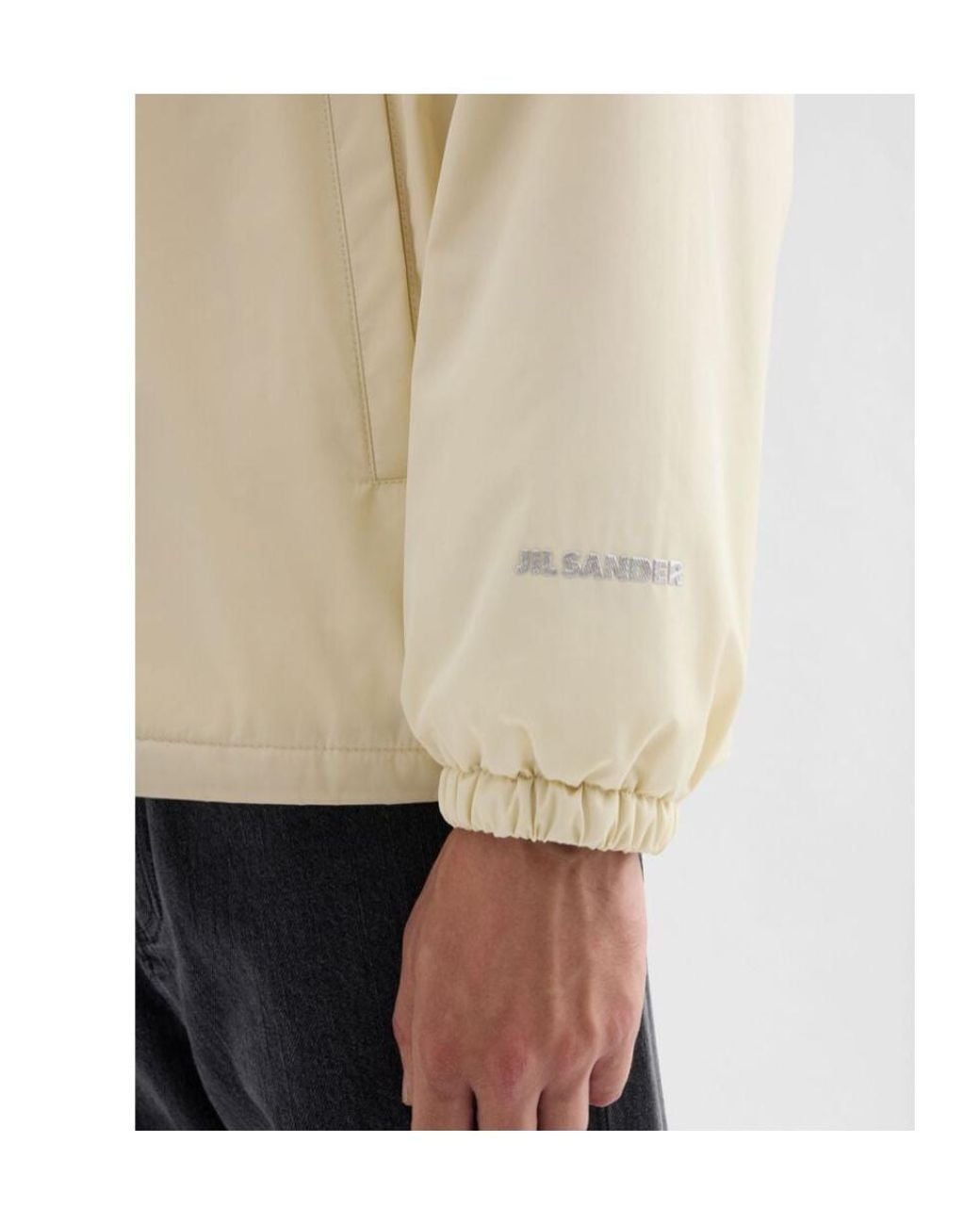 Jil Sander Natural Taffeta Padded Jacket for men