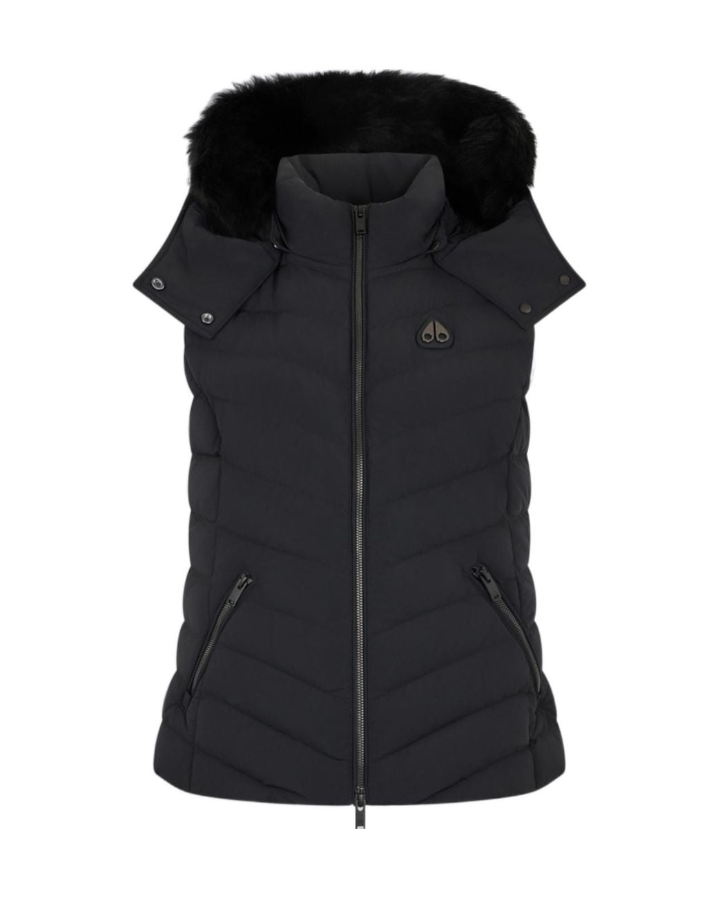 Moose Knuckles Black Elora Cotton Vest