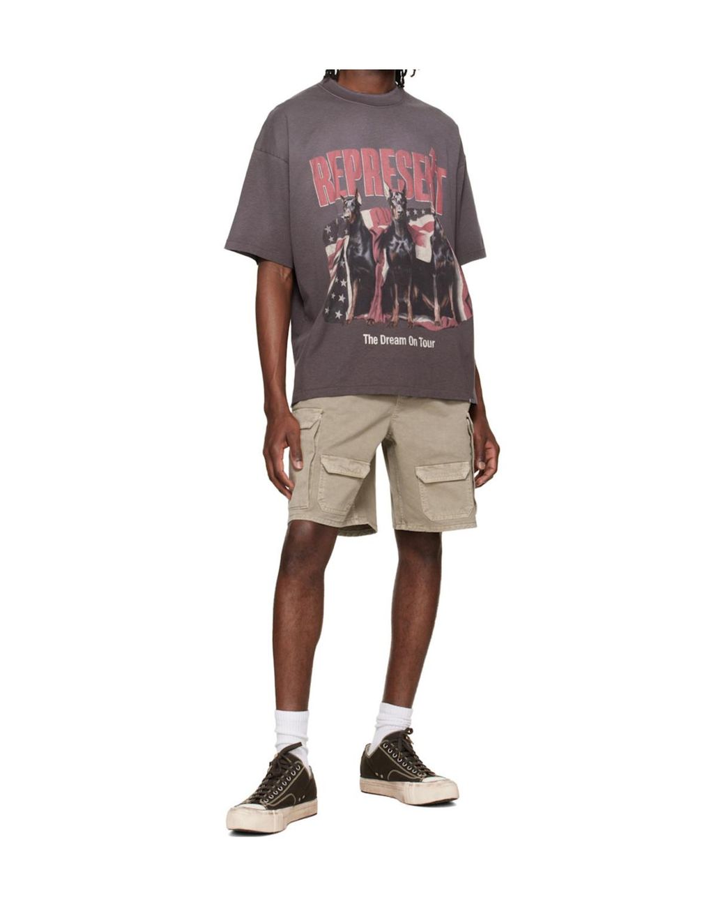 Represent Pink Dream On Tour Crew Neck T-Shirt for men
