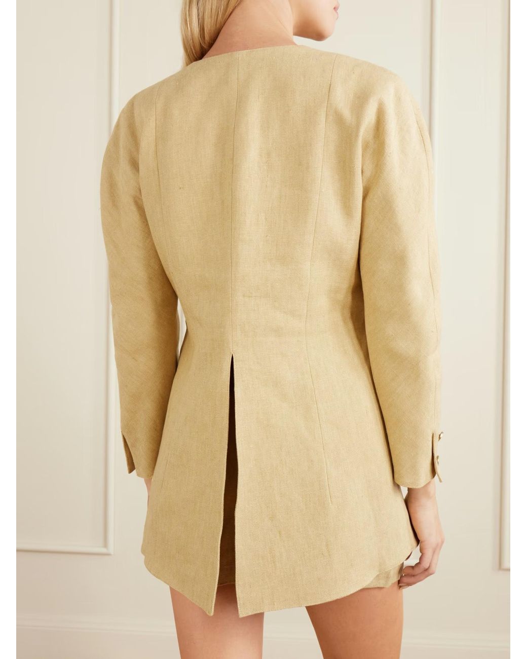 LeKasha Natural Linen Jacket