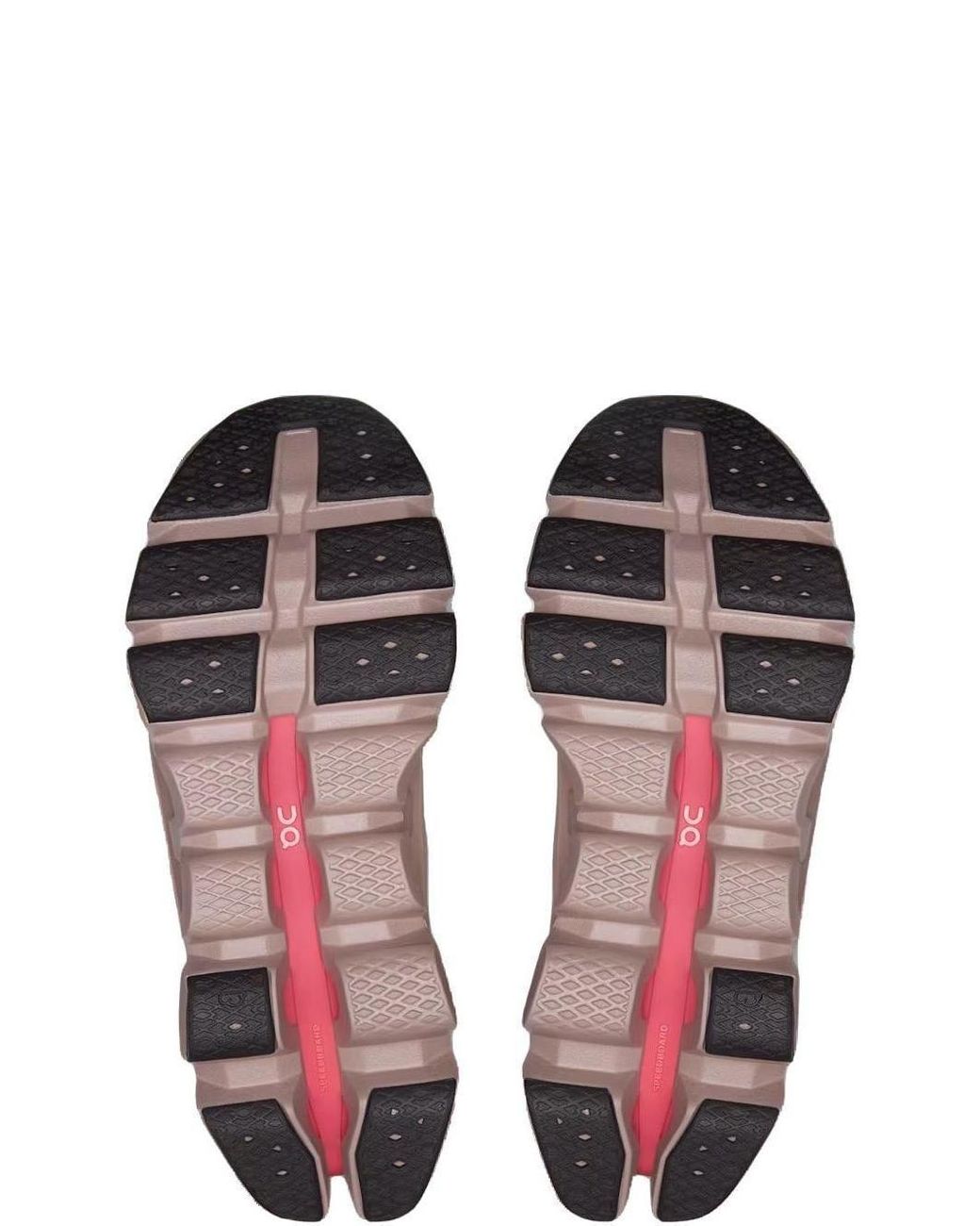 On Shoes Pink Lace-Up Sneakers