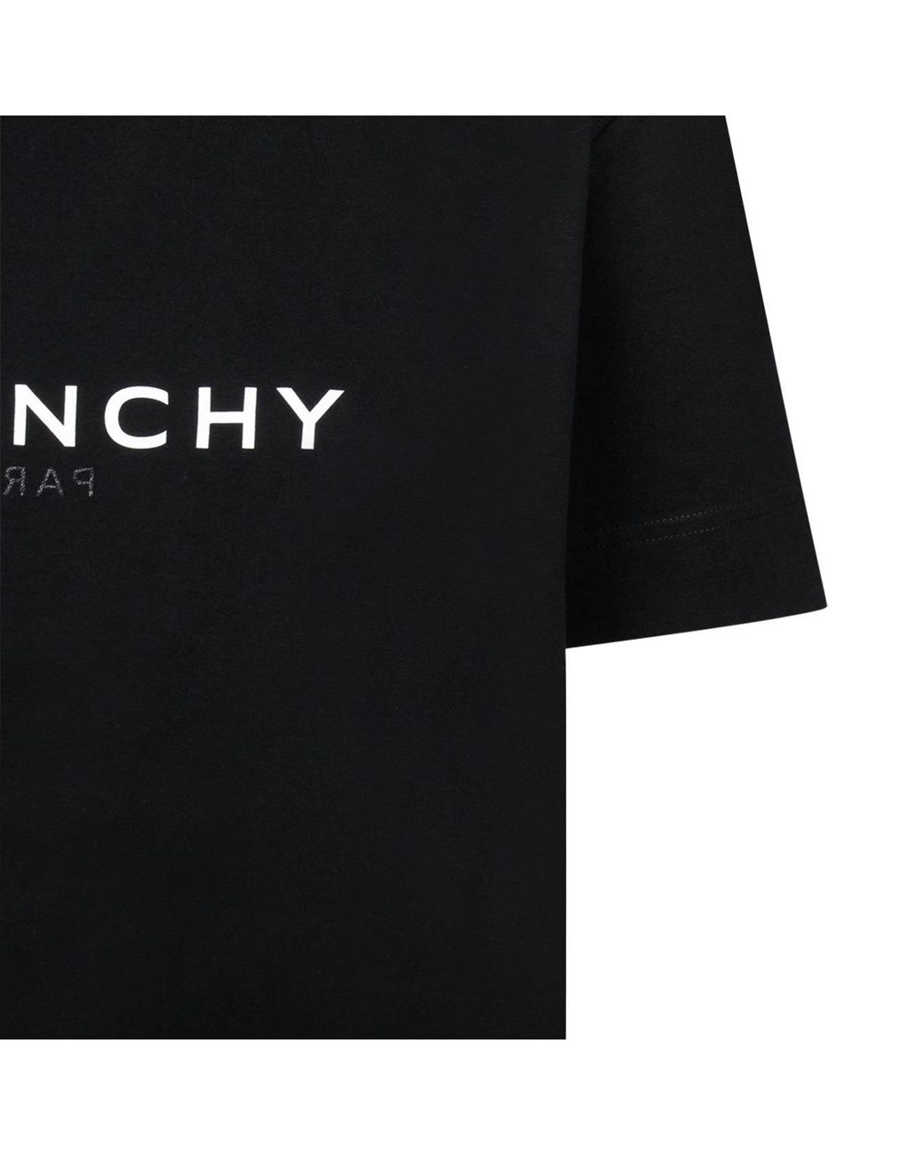 Givenchy Black 4G Emblem Printed Crewneck T-Shirt