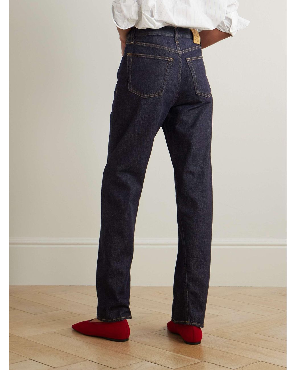 Totême Blue Belt Loop Jeans