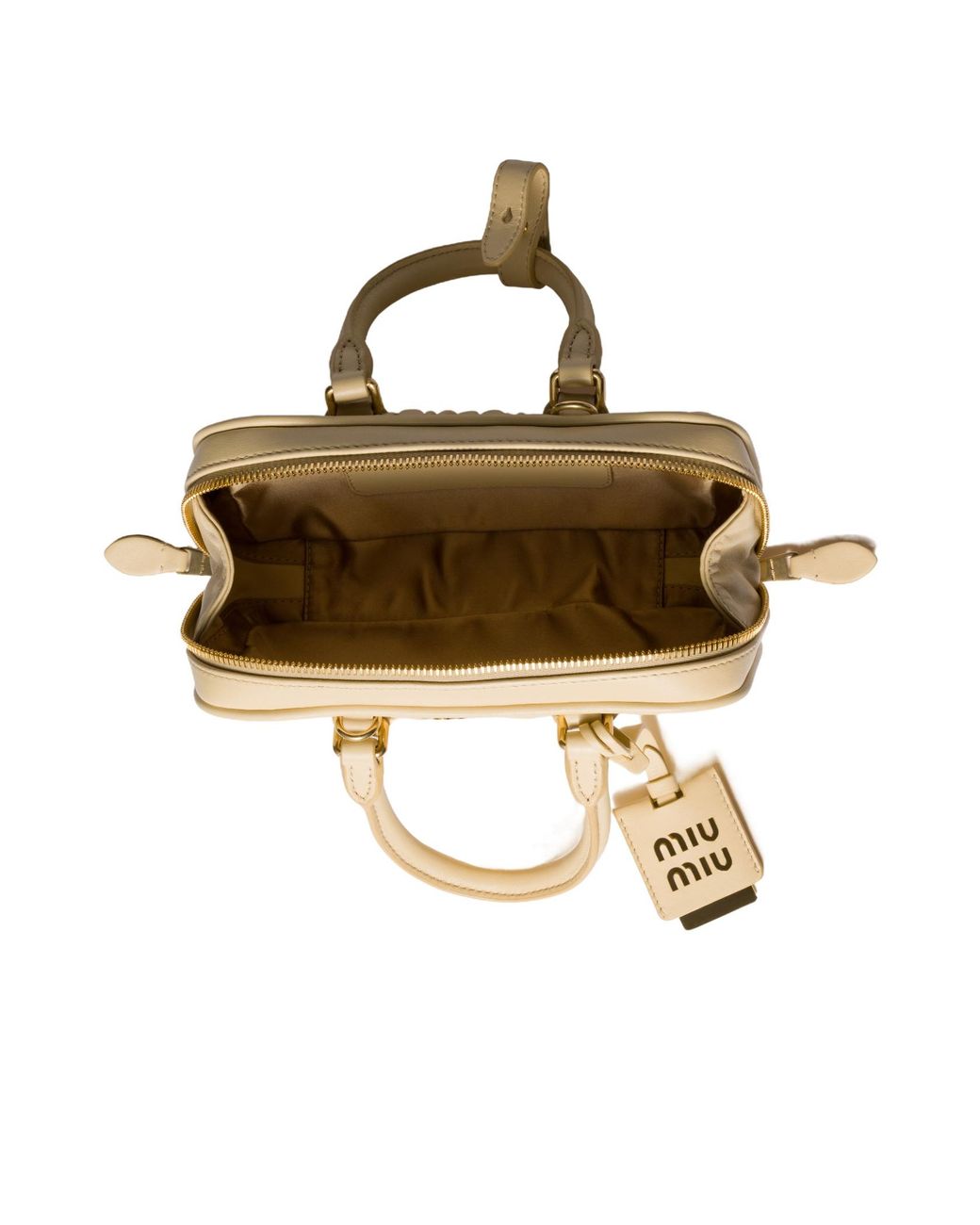 Miu Miu Metallic Arcadie Matelassé Nappa Leather Mini-Bag