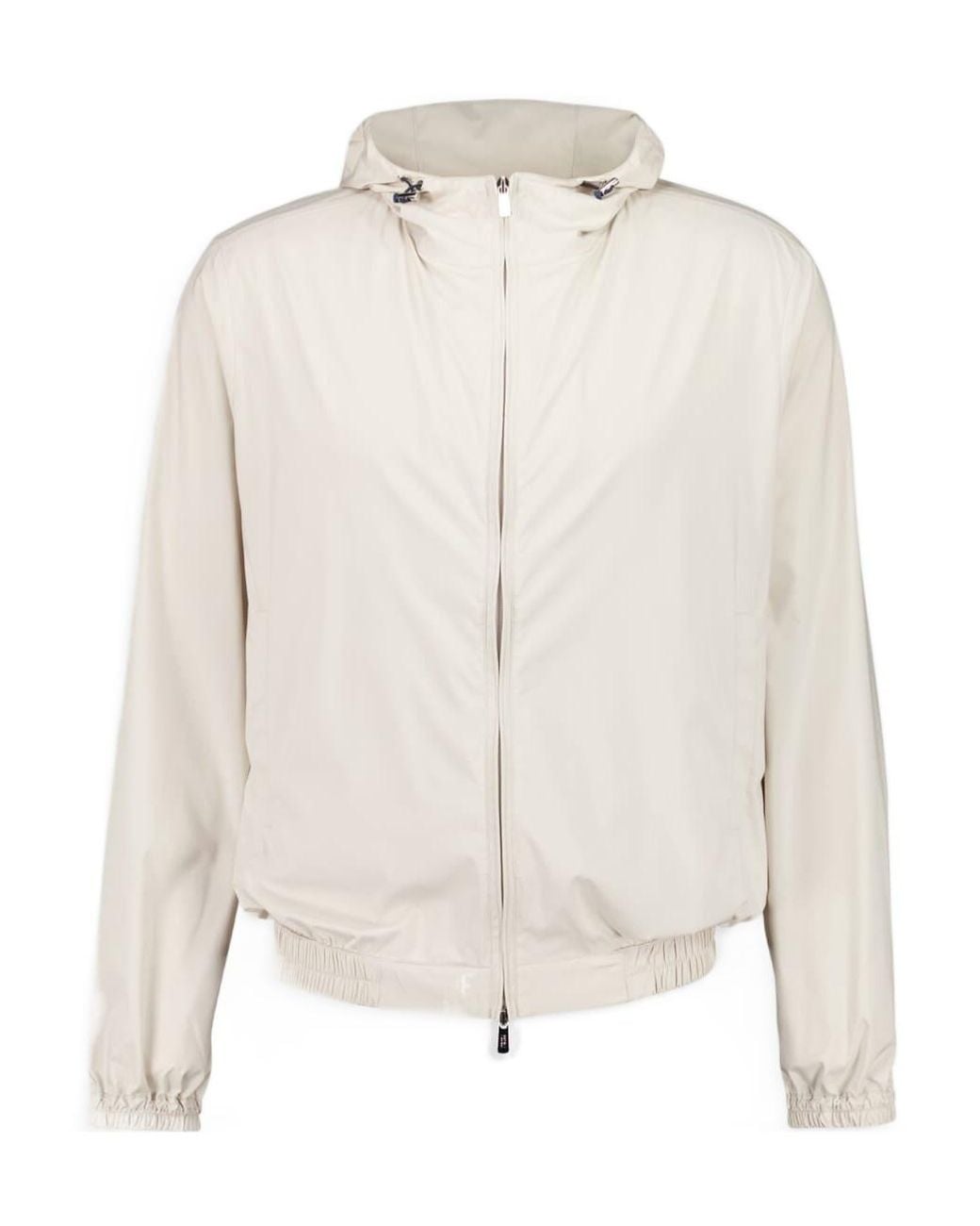 Fedeli White Zoom Airstop Jacket for men