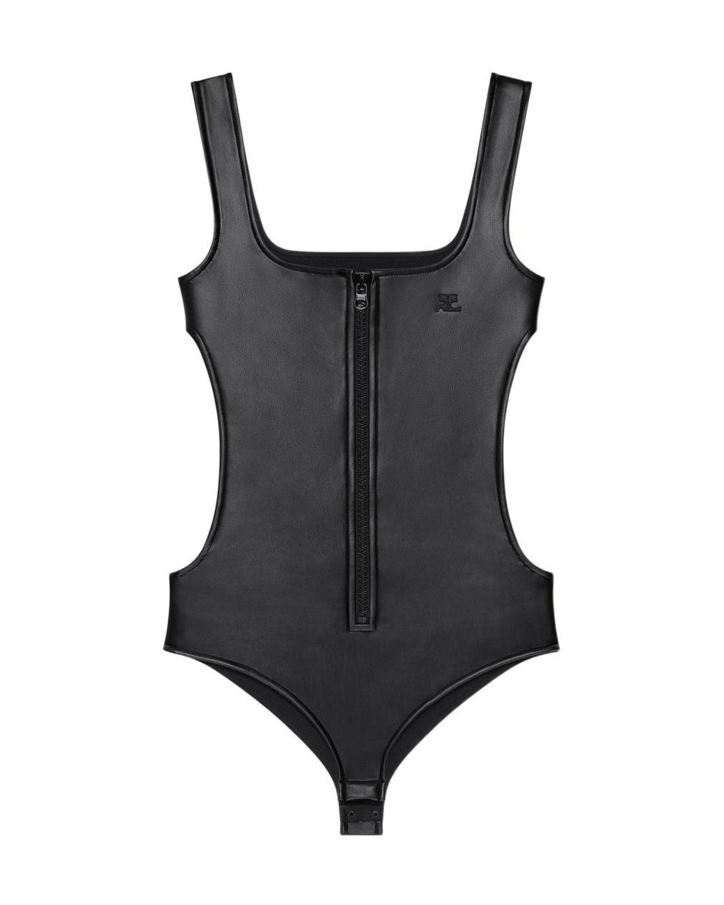 Courreges Black Courrèges Cut-Out Bodysuit