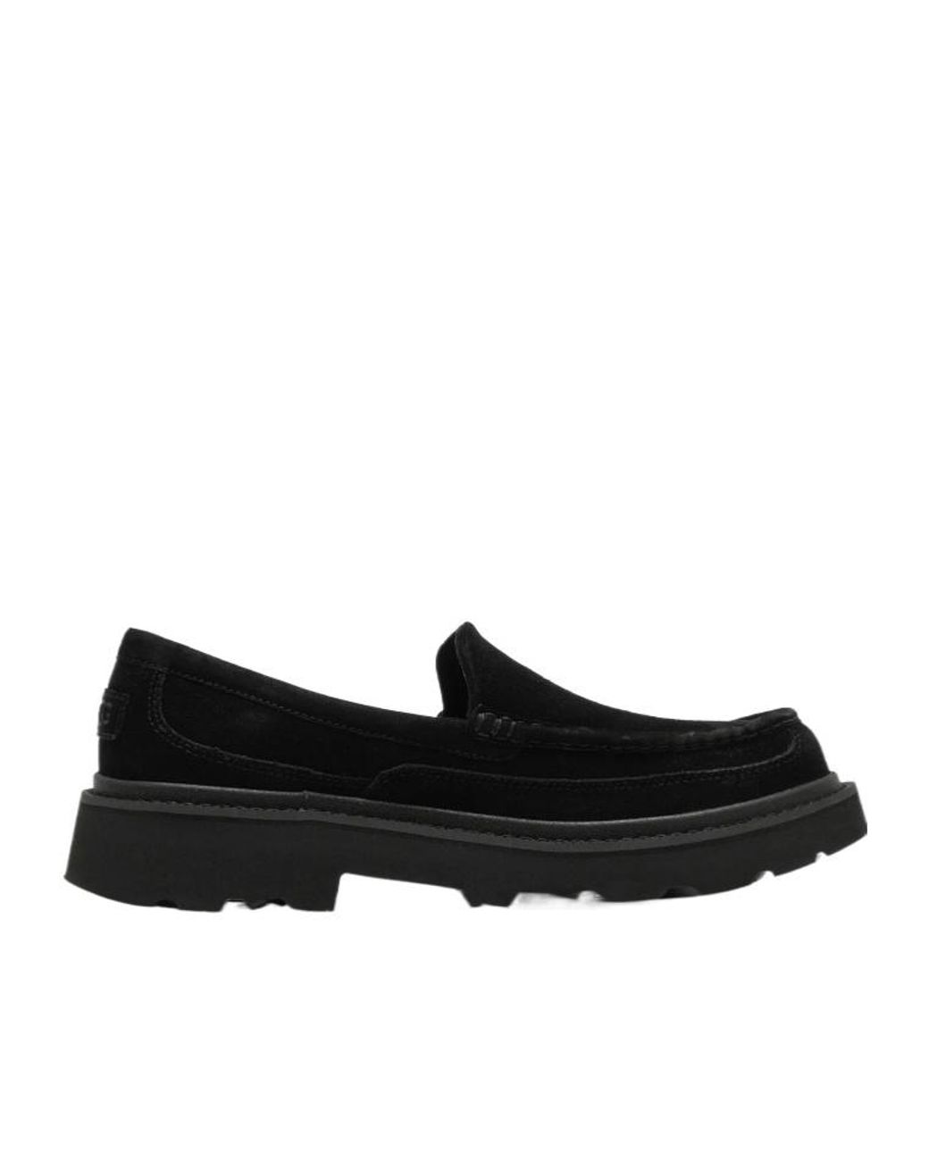 Ugg Black Ascot Lug-Sole Loafers for men