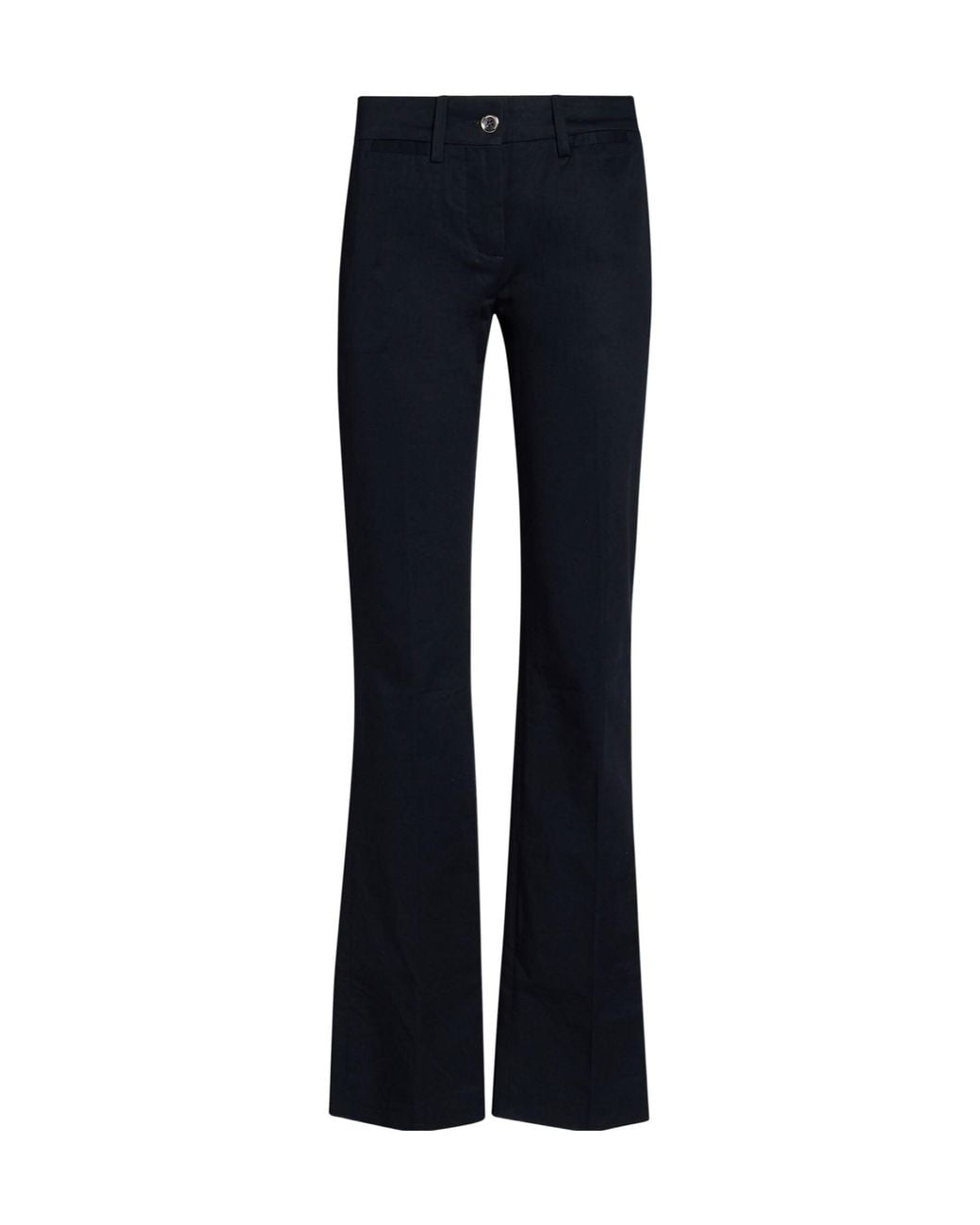 Dolce & Gabbana Blue Simple Straight-Leg Pants