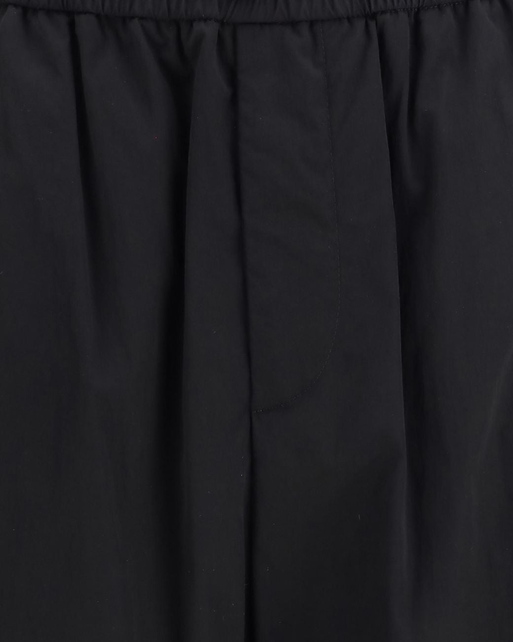 Fendi Black Ff Embroidered Drawstring Cargo Trousers for men