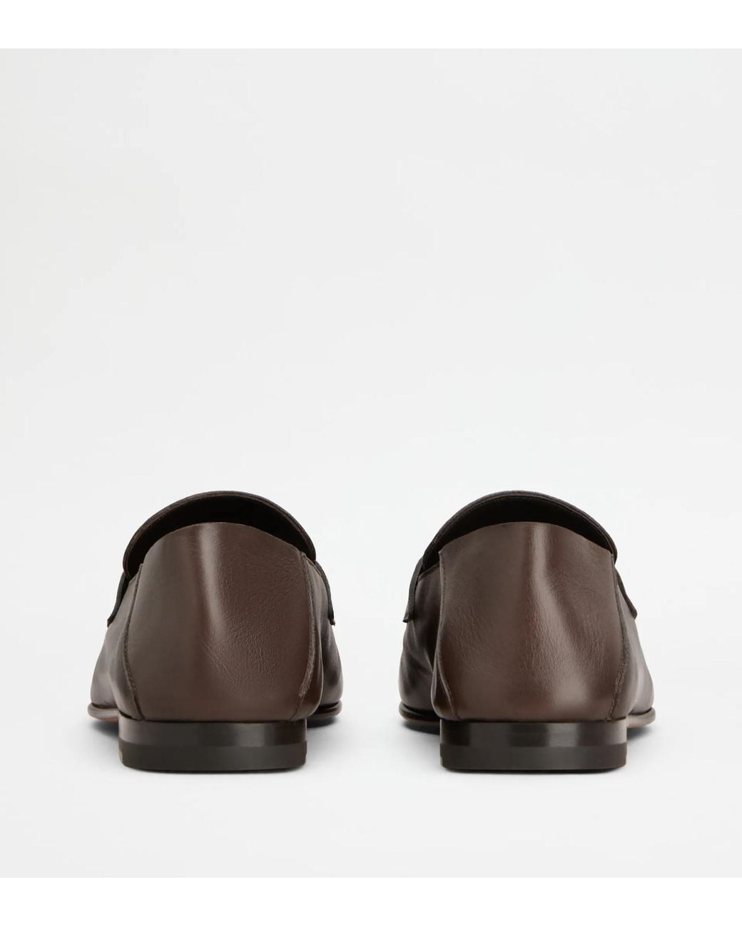 Tod's Brown Round-Toe Loafers for men