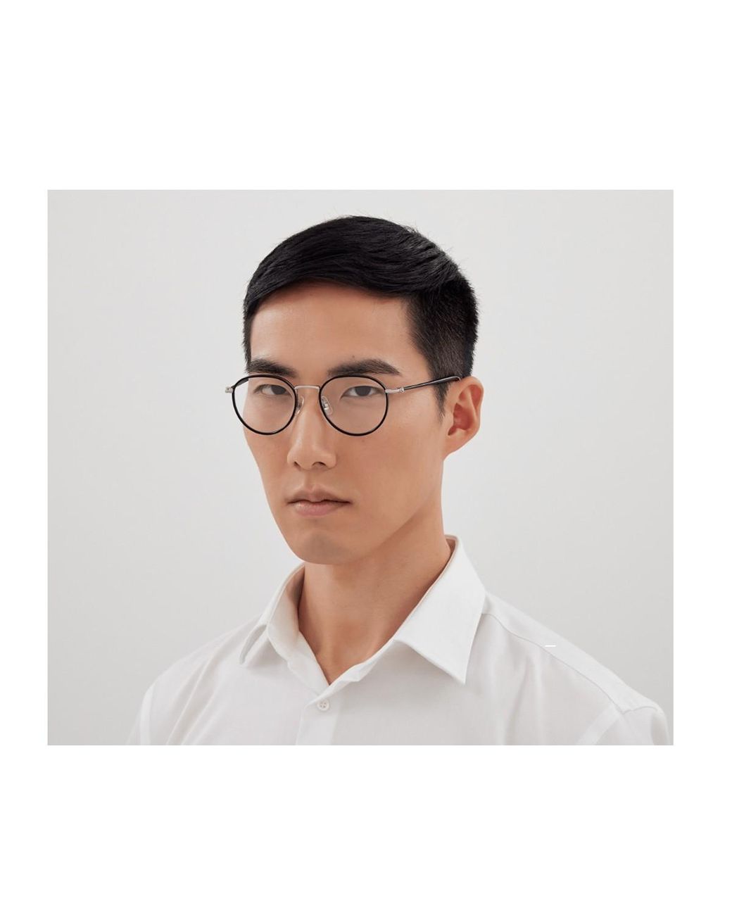 Montblanc White Eyewear Round Glasses And Frames for men