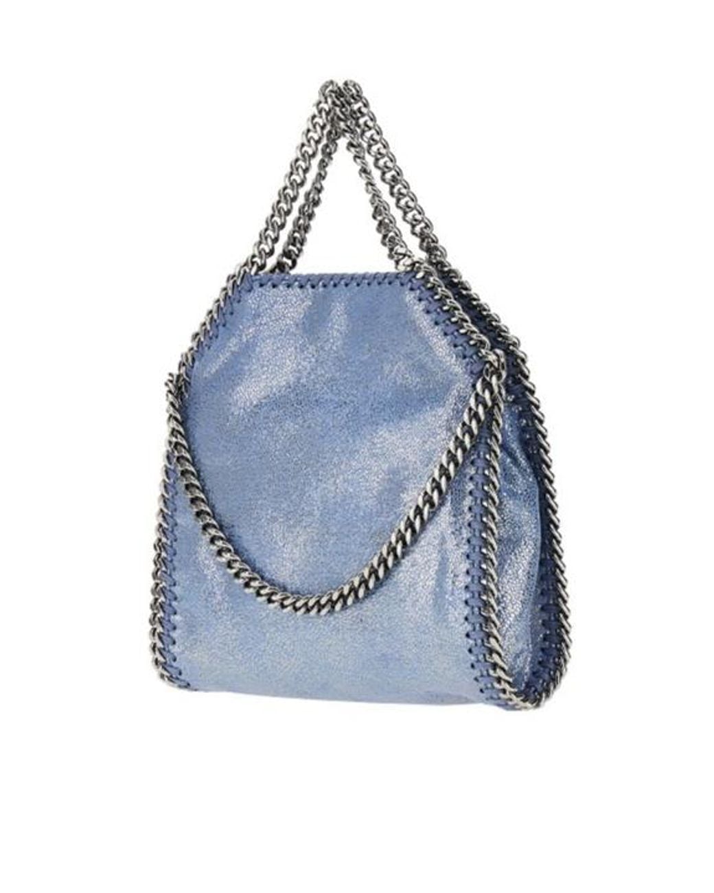 Stella McCartney Blue Mini Falabella Tote Bag