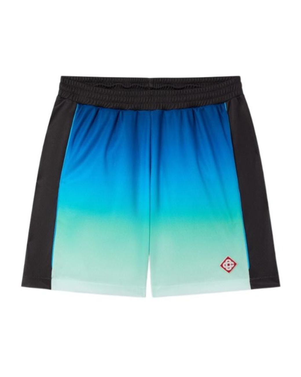 Casablanca Blue Gradient Logo Shorts for men