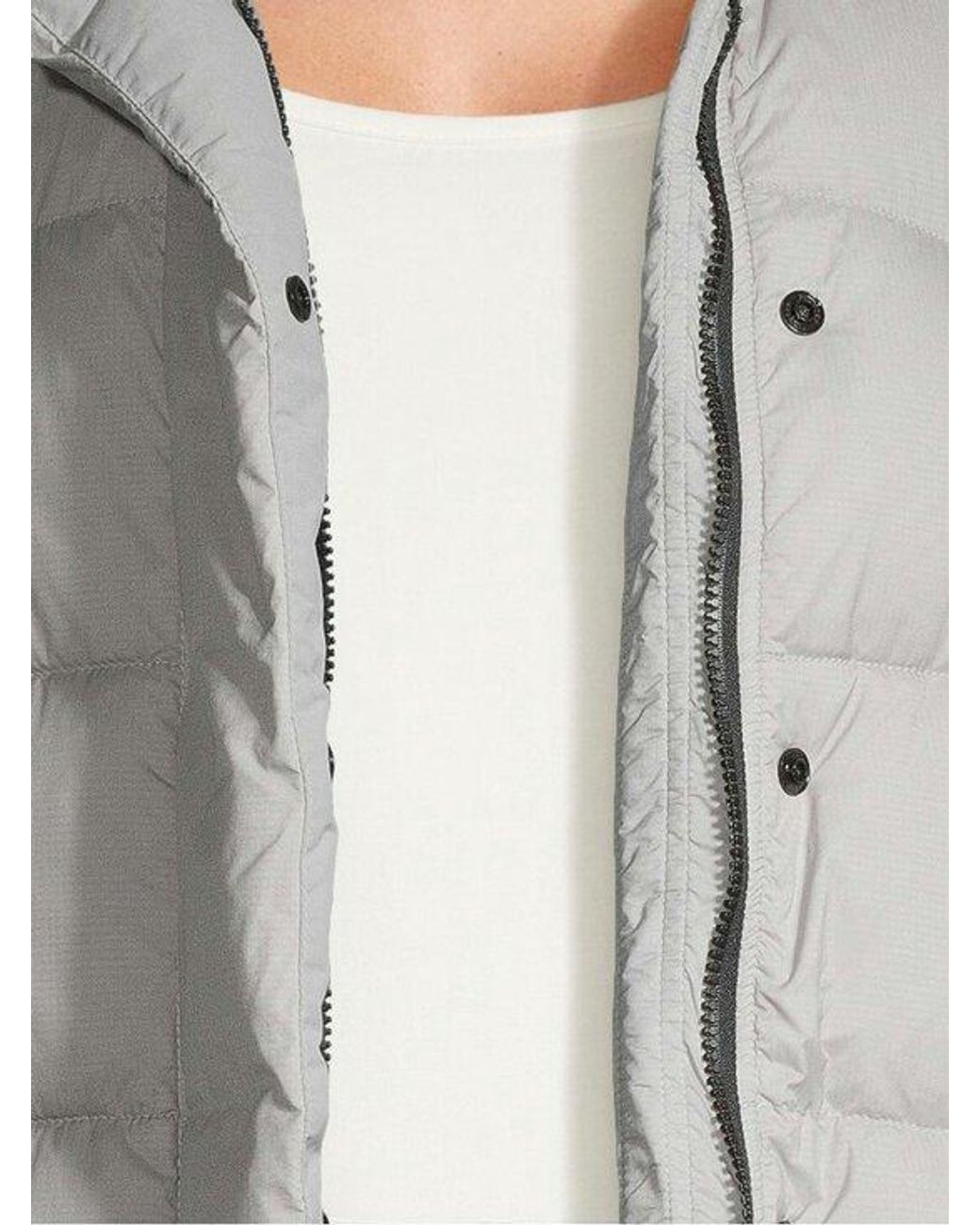 Canada Goose Gray Alliston Hooded Down Jacket