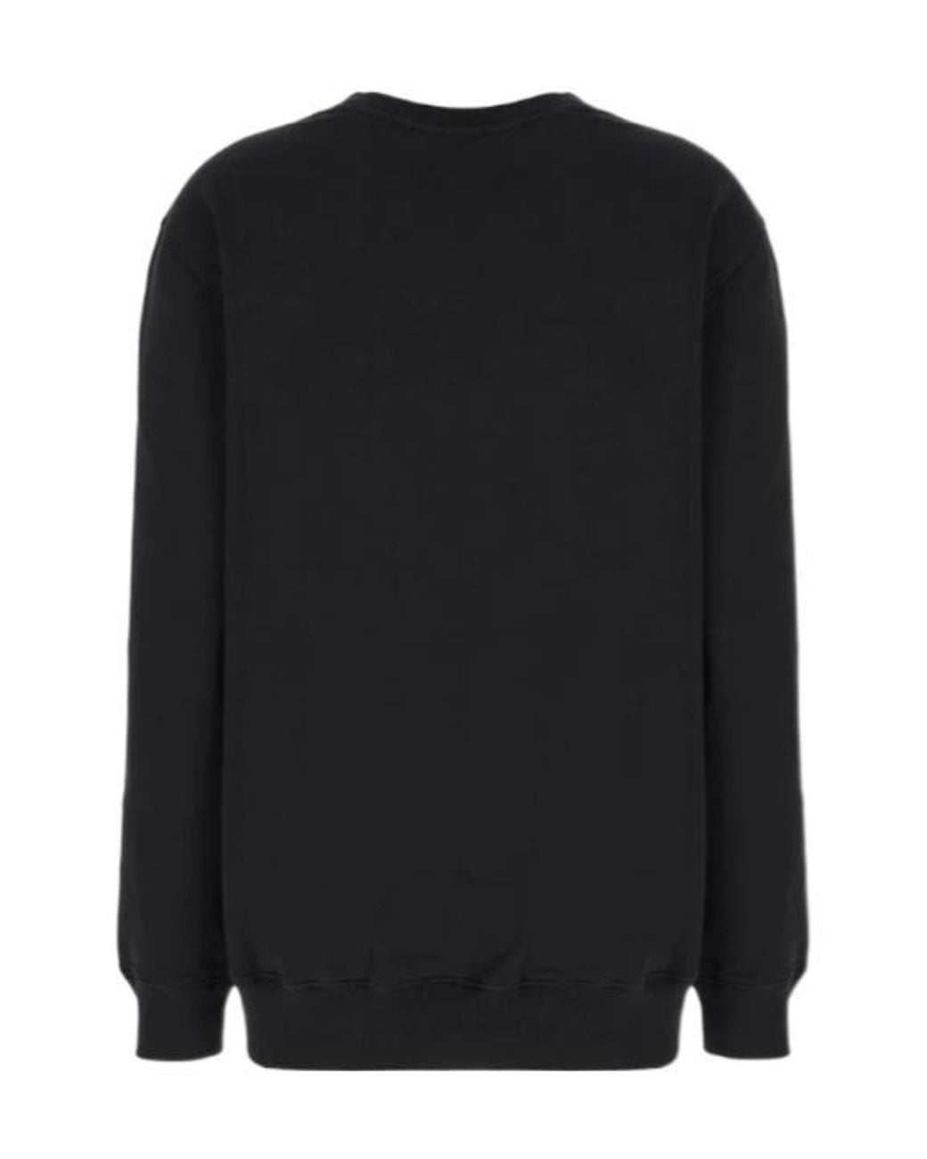 Moschino Black Crew Neck Sweatshirt
