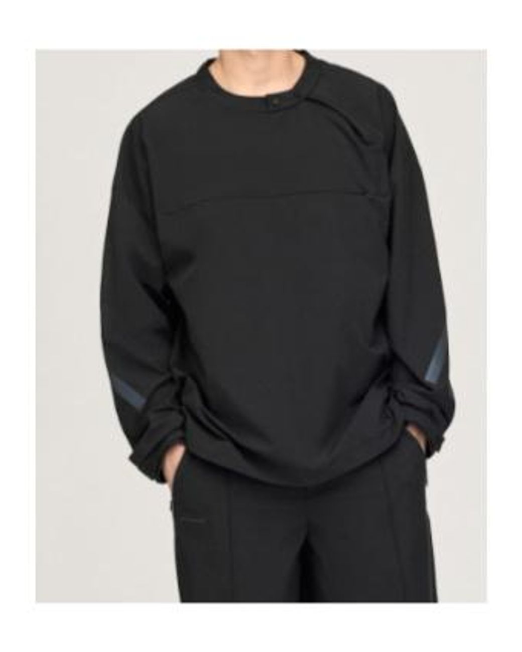Adidas Black X Entire Studios Panelled Sweatshirt for men
