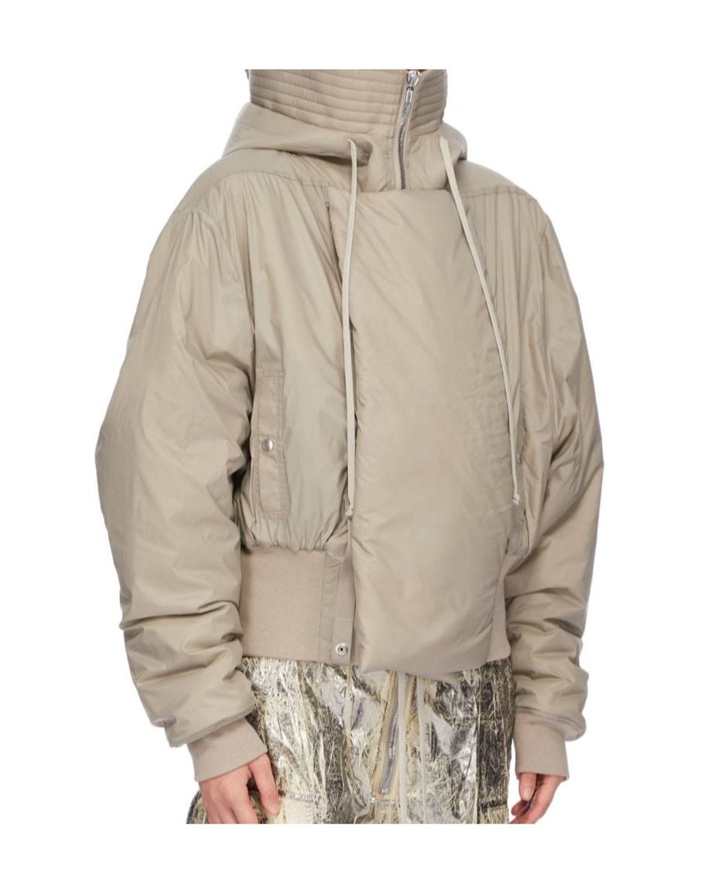 Rick Owens Gray Alice Parka Jacket