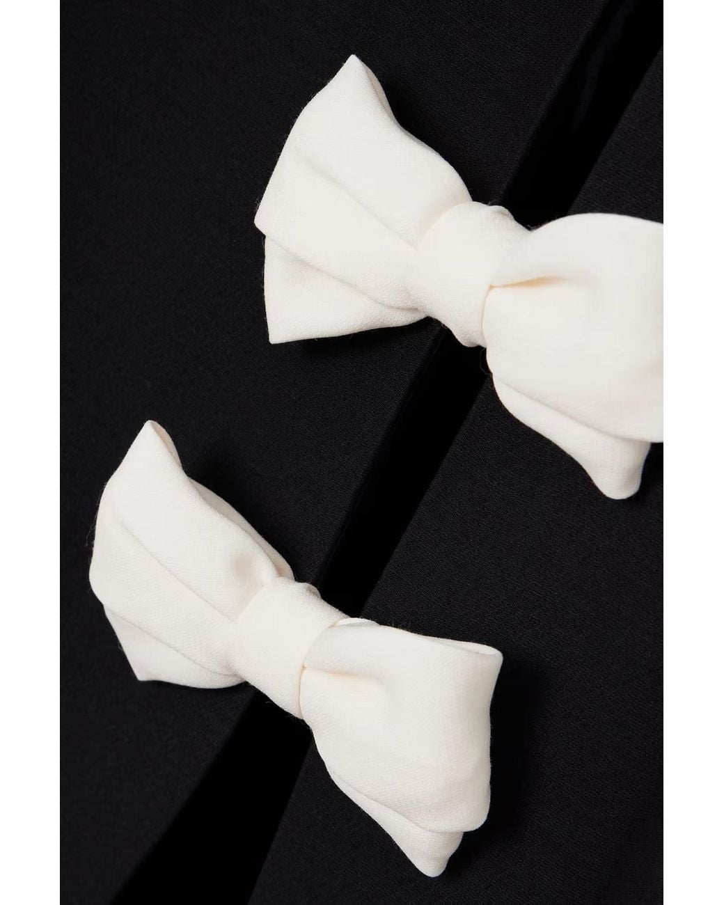 Valentino Black Strapless Bow Detail Dress Dress
