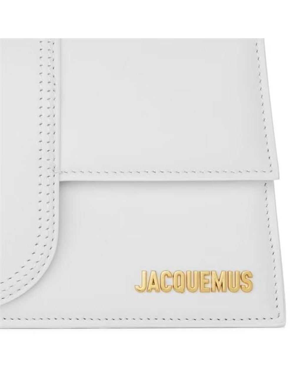 Jacquemus White Flap Shoulder Bag