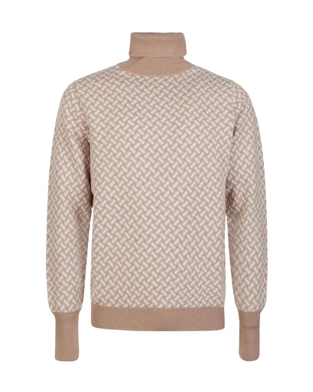 Drumohr Gray Biscottino Cashmere Jumper for men