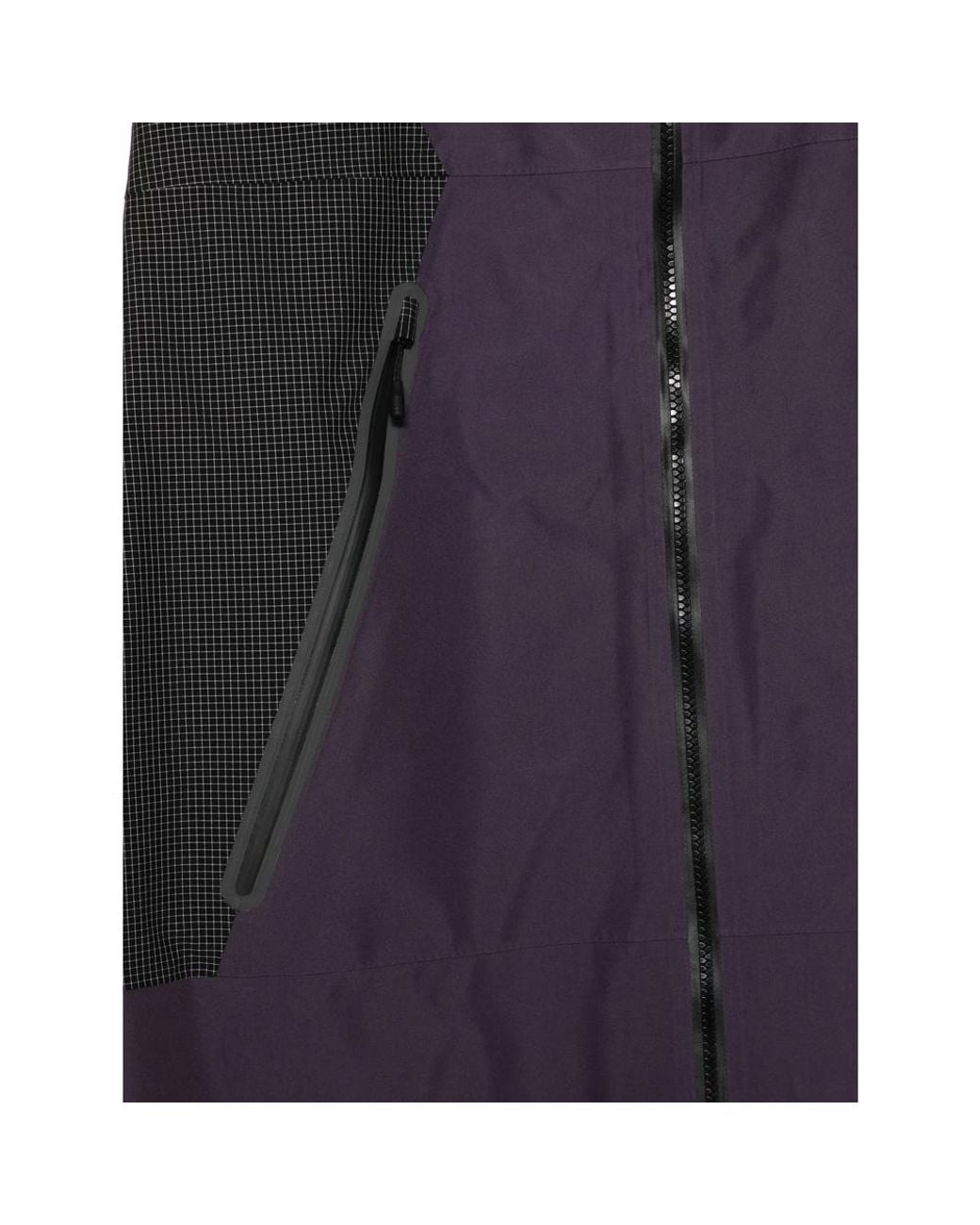 The North Face Purple Panelled Hooded Jacket for men
