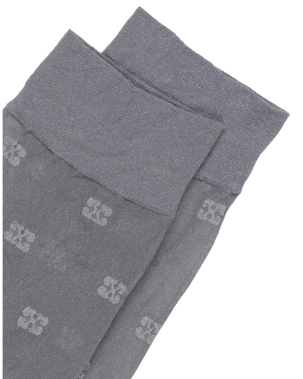 Ganni Gray Socks Tights