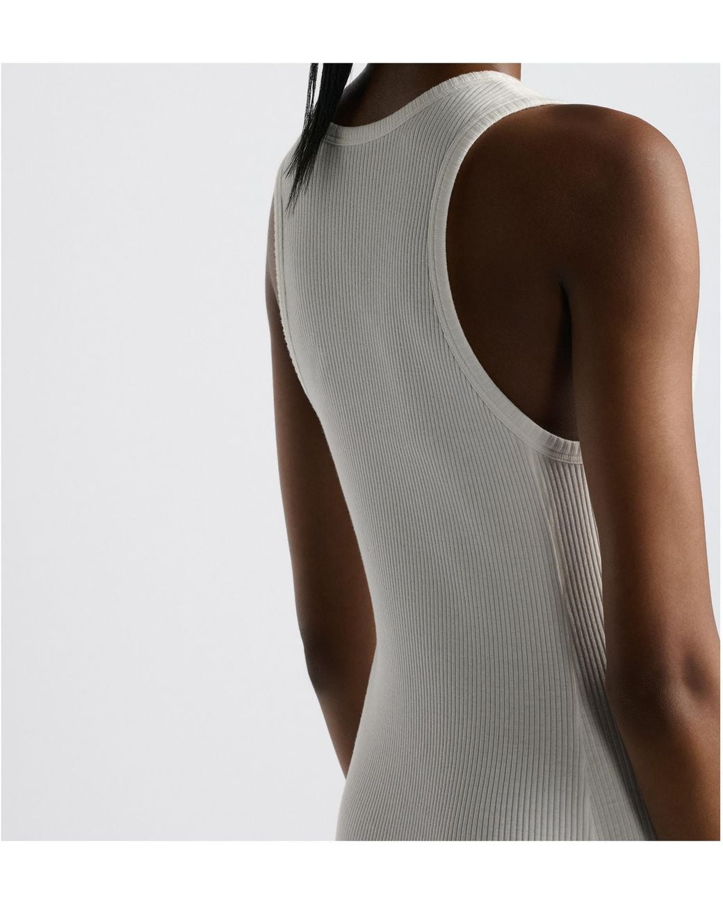 Dior White Mid-Length Straight Dress
