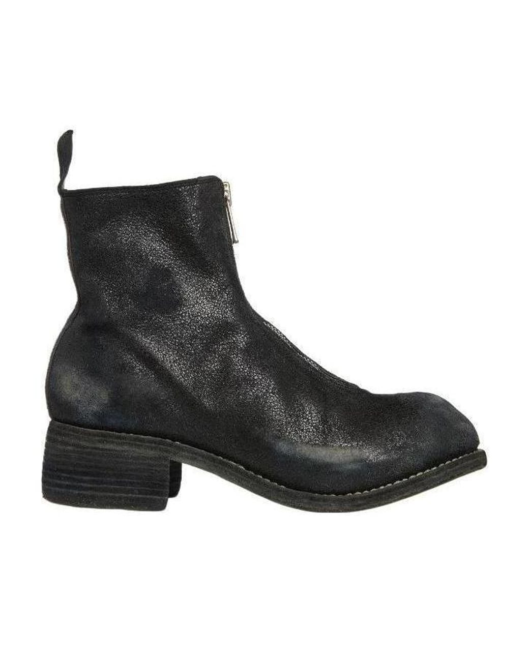 Guidi Black Ankle Boots