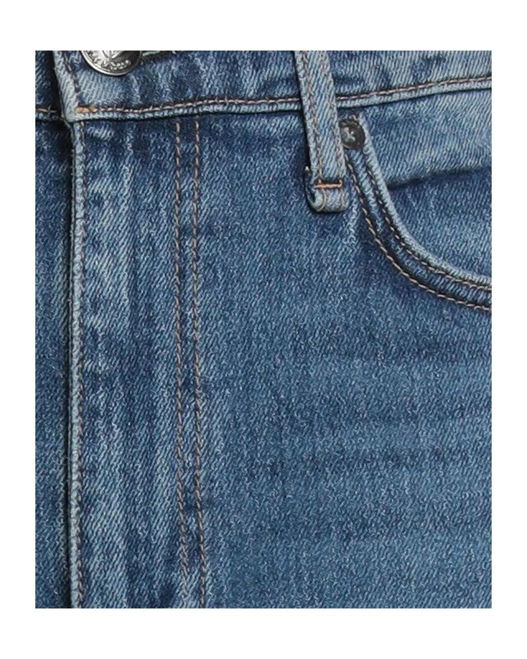 Rag & Bone Blue High-Waisted Medium Bootcut Jeans