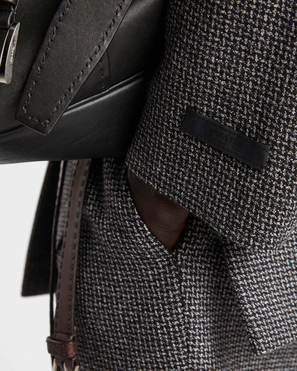 Prada Gray Single-Breasted Wool Jacket for men
