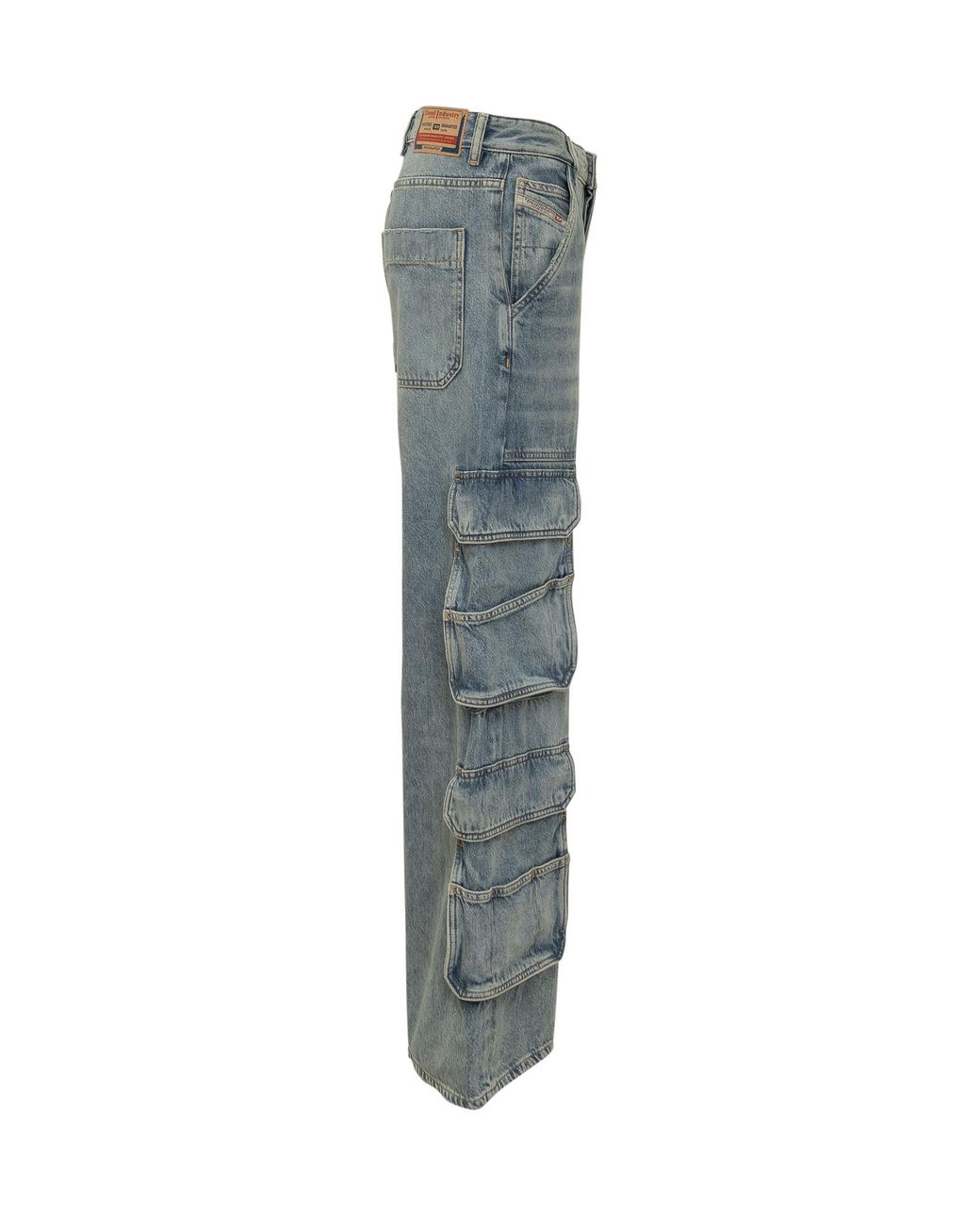DIESEL Blue D-Sire-Cargo-D Jeans