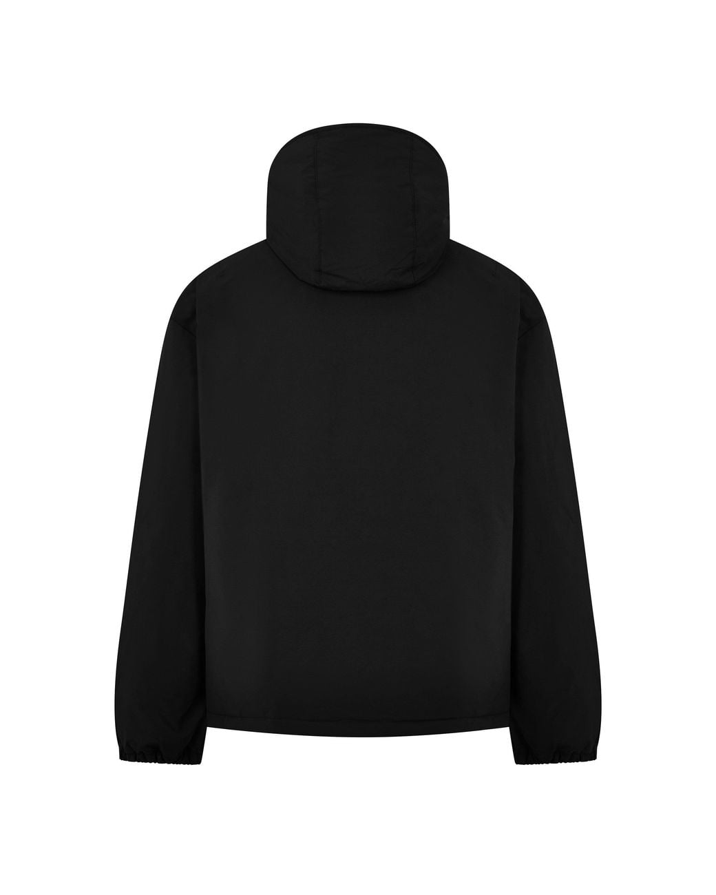 Represent Black Hooded Long-Sleeve Coat for men