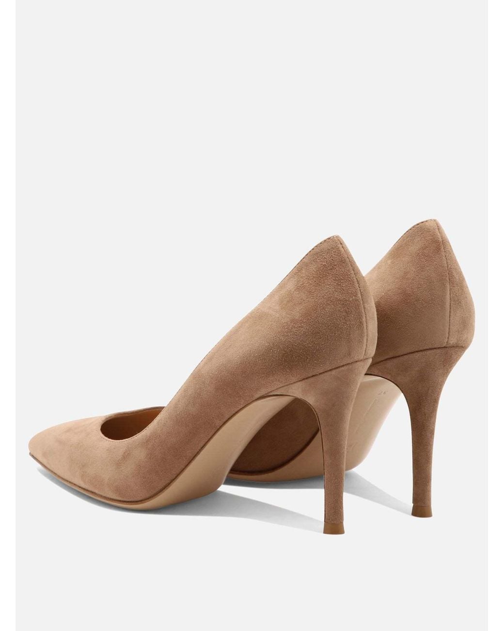 Gianvito Rossi Brown Pointed-Toe High Heels
