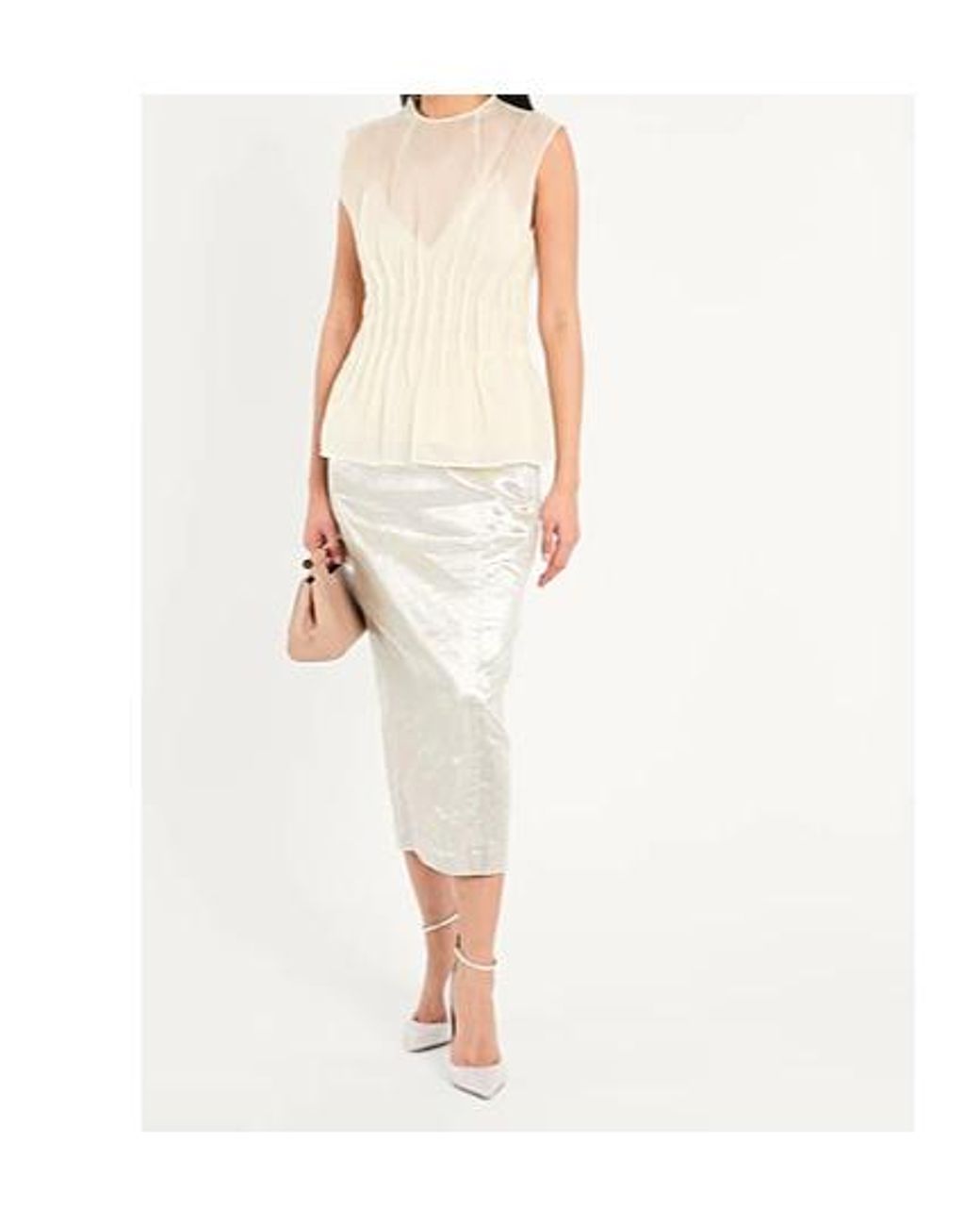 Brunello Cucinelli Gray Midi Skirts