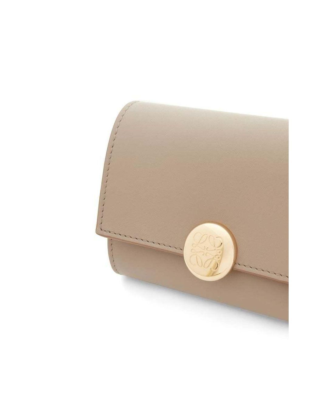 Loewe Natural Logo Detailed Foldover Top Wallet