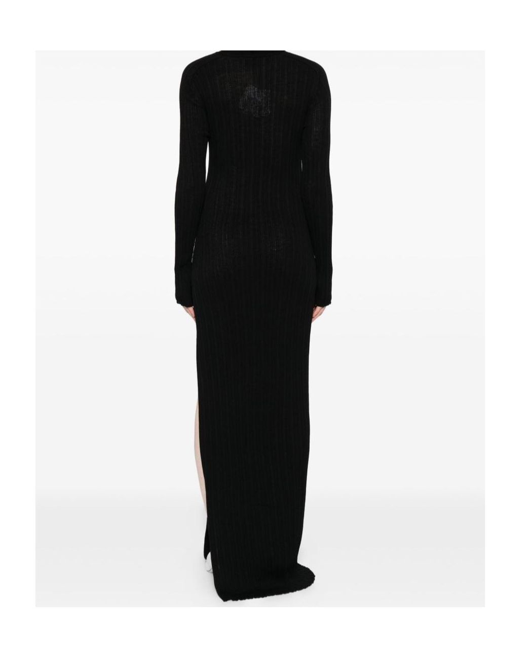 GIUSEPPE DI MORABITO Black Crystal-Embellishment Maxi Dress
