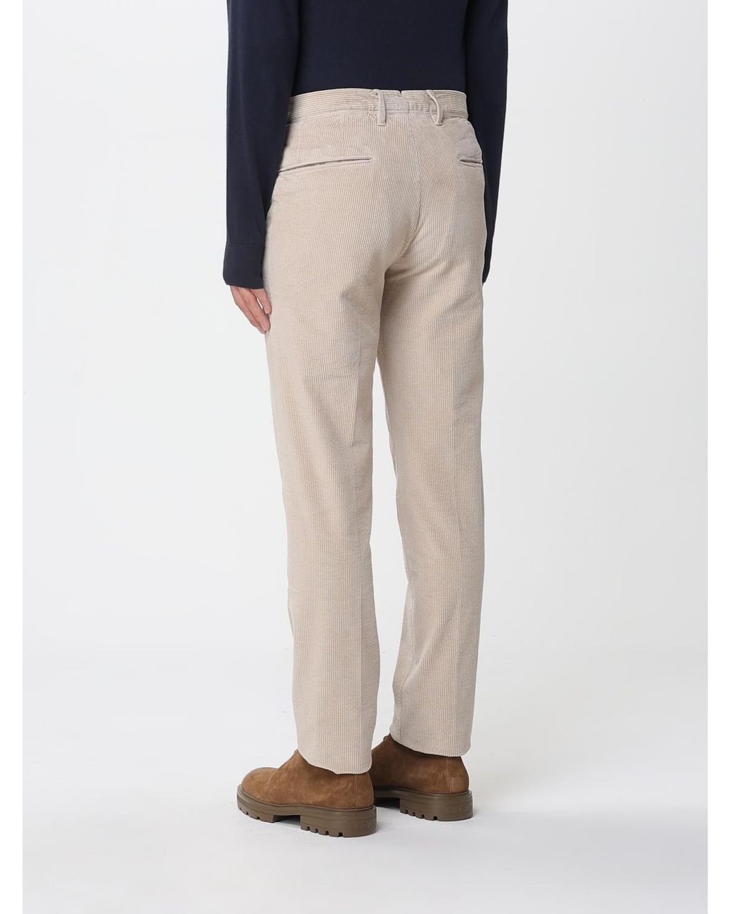 Incotex Natural Rtw Corduroy Slim Pants for men