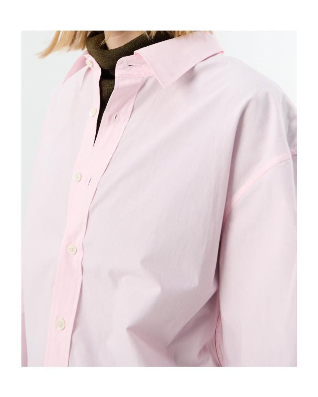 DUNST Pink Long Sleeve Shirt for men