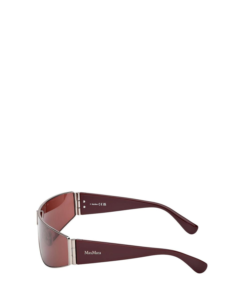 Max Mara Pink Space Shield Frame Sunglasses for men