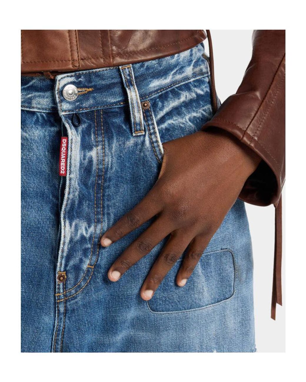 DSquared² Blue Kawaii Boyfriend Jeans
