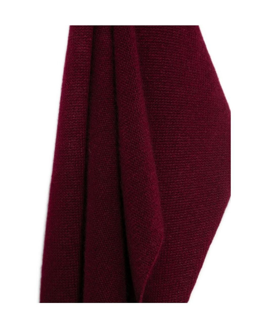 Lisa Yang Red Triangular Scarf