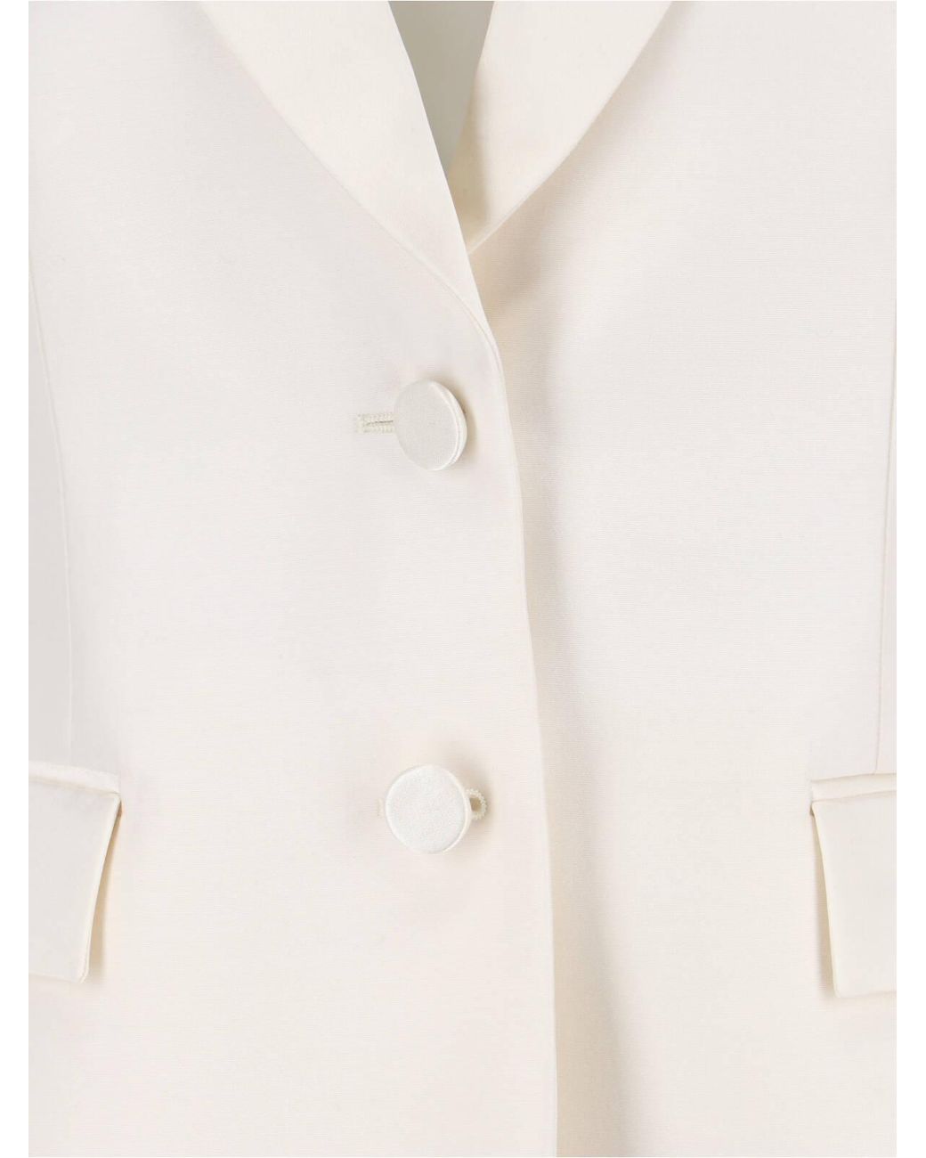 Dior White Fitted Jacket