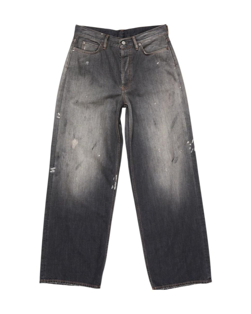 Acne Gray 1981 Loose Fit Jeans for men