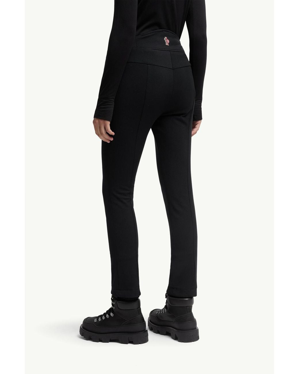Moncler Black Grenoble Mid Rise Twill Ski Trousers