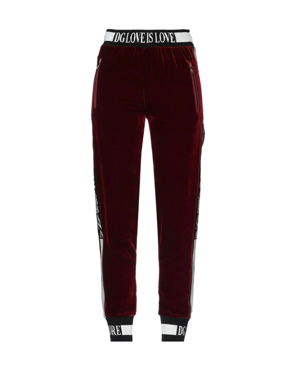 Dolce & Gabbana Purple Tapered Trousers