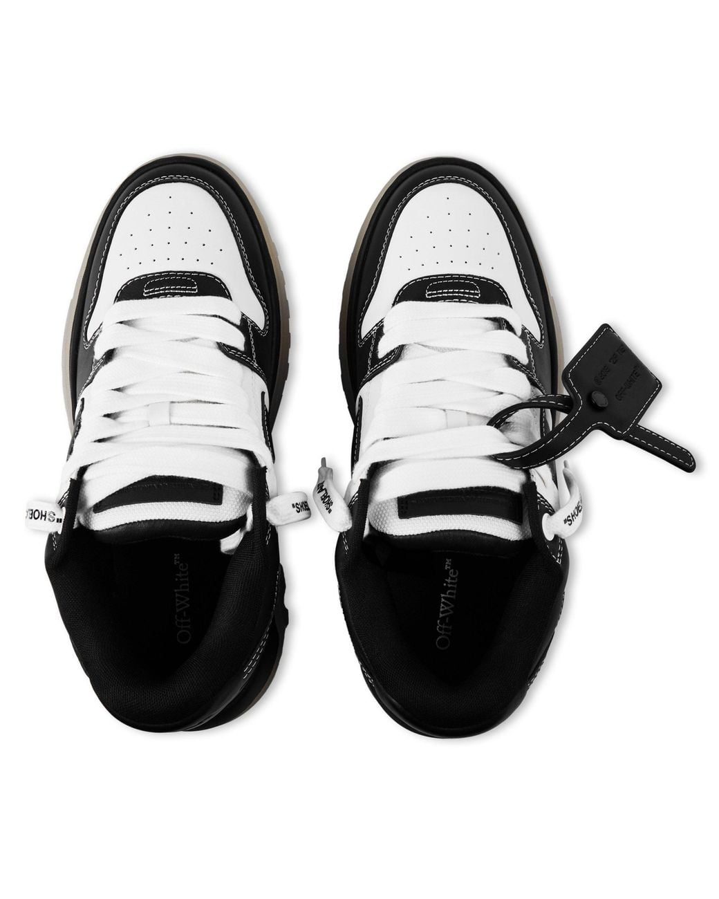 Off-White c/o Virgil Abloh Black Thick-Soled Sneakers for men