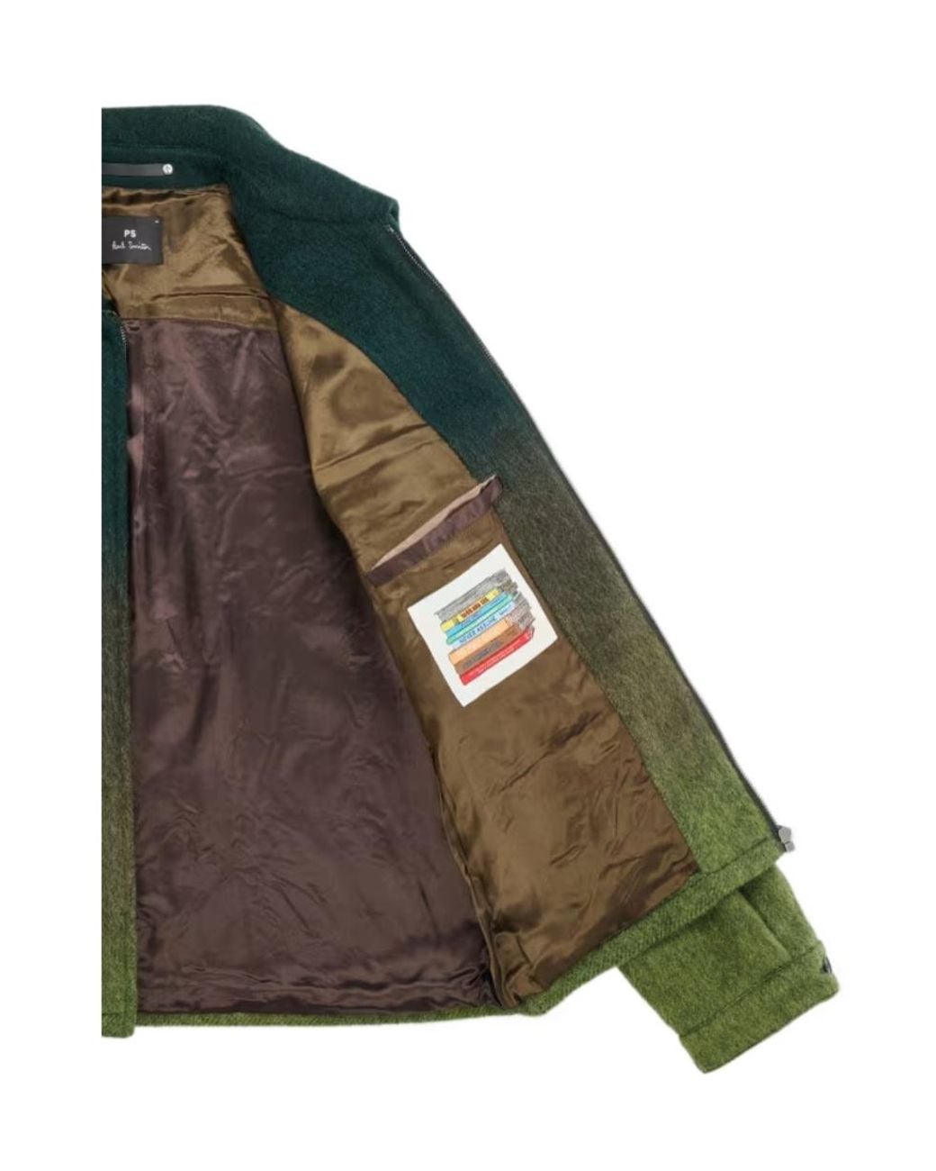 Paul Smith Green Ombre Wool-Blend Jacket for men