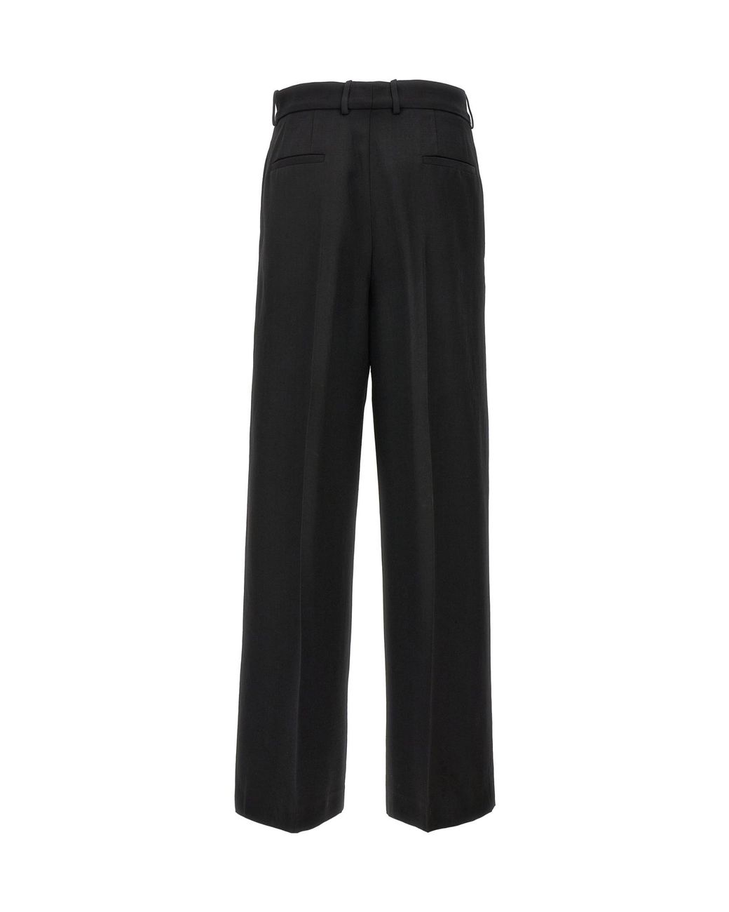 Jil Sander Black Straight-Leg Tailored Pants